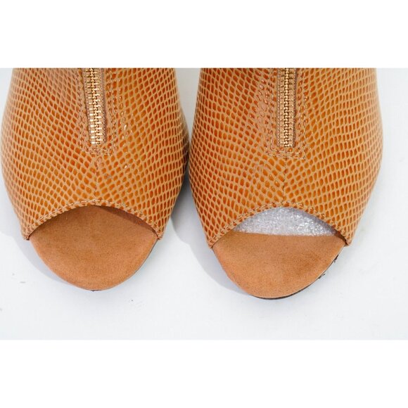 J. Renee Franca Mule Heels Faux Snakeskin Women's Sz 8.5N Shoes - Picture 4 of 15